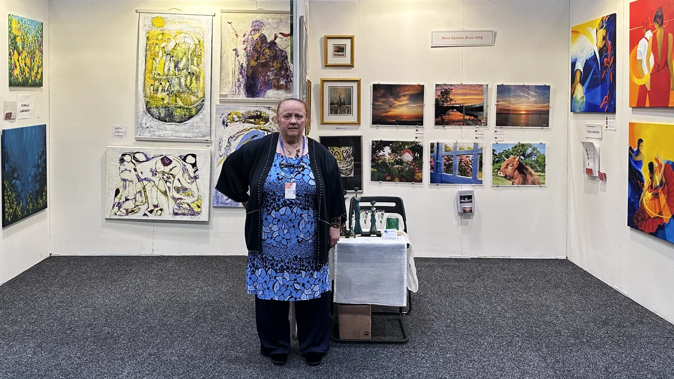 L'exposition en Suède à Hellsingborg en Suède avec ma gallieriste Mickaëla SVENSKA KONSTGALLERIET